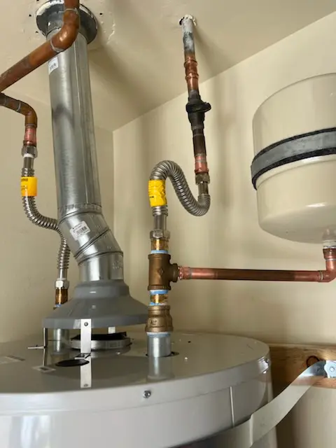 Water heater installation and plumbing repair in Irish Meeting House